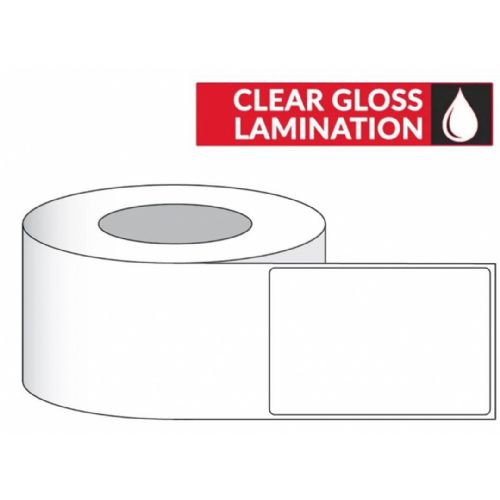 4.25 in x 6 in Clear Gloss Lamination Label roll for IColor 250 (325 ...