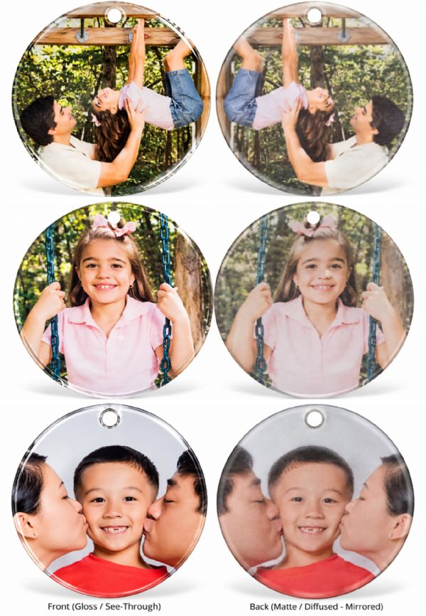 ColorLyte Acrylic Pro Round Christmas Holiday Ornament Sublimation Blank 3" Round #4