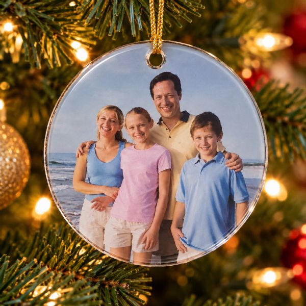 ColorLyte Acrylic Pro Round Christmas Holiday Ornament Sublimation Blank 3" Round #5