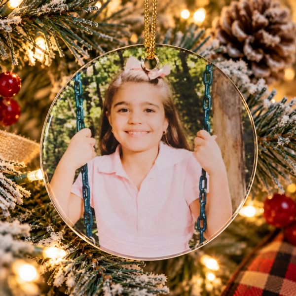 ColorLyte Acrylic Pro Round Christmas Holiday Ornament Sublimation Blank 3" Round #6