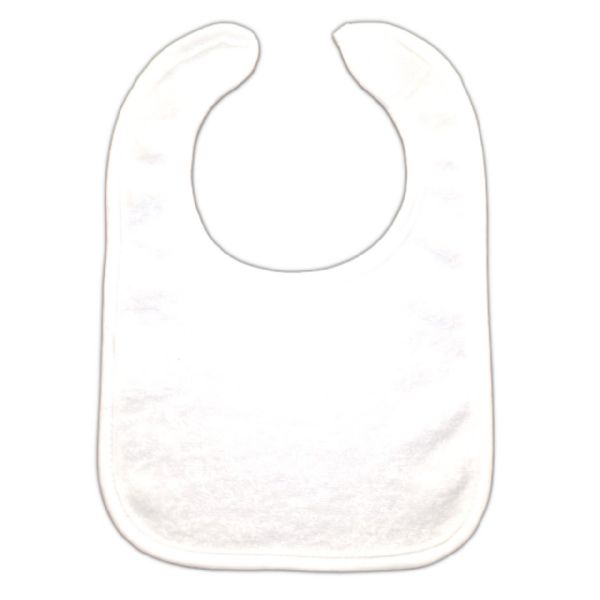 Sublime Plush Terry Sublimation Blank Baby Bib 7.9" x 10.75" #2