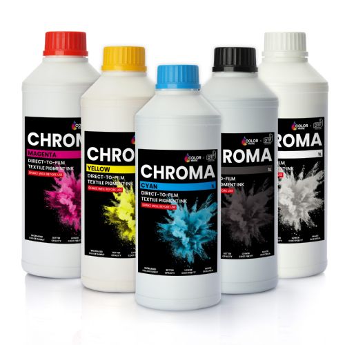 Color Prime Chroma DTF Ink - 4 Colors