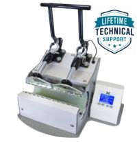 George Knight 10" Double Wide Mug Press - 110v