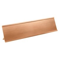 Rose Gold Aluminum Desk Sign Bracket 2" x 12"