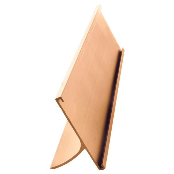 Rose Gold Aluminum Desk Sign Bracket 2" x 12" #2