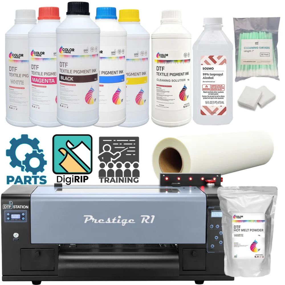 DTF Station Prestige R1 13" DTF Printer with Supplies and Training
