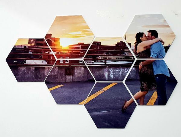 DyeTrans&reg; Blank Felt Hexagon Tile - for Sublimation or UV Print #5