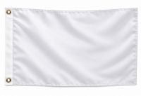 DyeTrans® Sublimation Blank Flag - 12" x 17.5" Single-Ply - w/Grommets