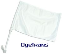 DyeTrans Sublimation Blank Flag - 11" x 14.5" Single-Ply w/Pole