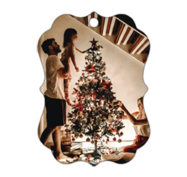 MAKO Sublimation Blank Aluminum Ornament - 2.76" x 3.96" Benelux Portrait #2