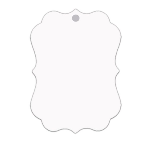MAKO Sublimation Blank Aluminum Ornament - 2.76" x 3.96" Benelux Portrait