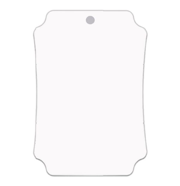 MAKO Sublimation Blank Aluminum Ornament - 2.75" x 3.94" Berlin Portrait