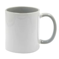 IronClad 11oz Ceramic Sublimation Mug – Gray Inner and Handle