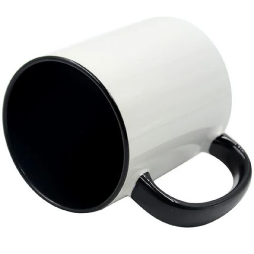 IronClad 11oz Ceramic Sublimation Mug - Black Inner and Handle #2