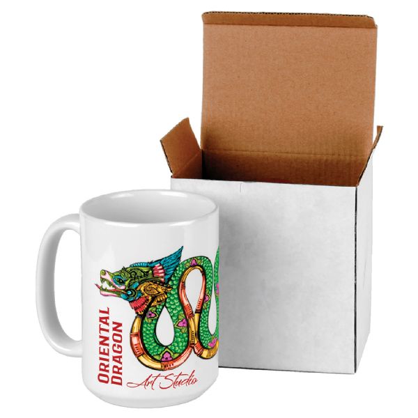 DyeTrans Value Series Ceramic Mug - 15 oz with Box #3