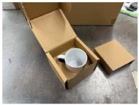 Mug Shipping Box - Brown Cardboard - 11oz Mug w/2 inserts