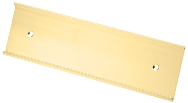 Bright Gold Aluminum Wall Sign Bracket 2" x 8"