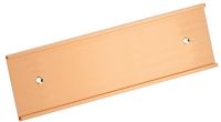 Rose Gold Aluminum Wall Sign Bracket 2" x 8"