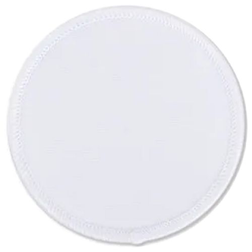 DyeTrans Sublimation Blank Patch - Fabric White, Circle 3"