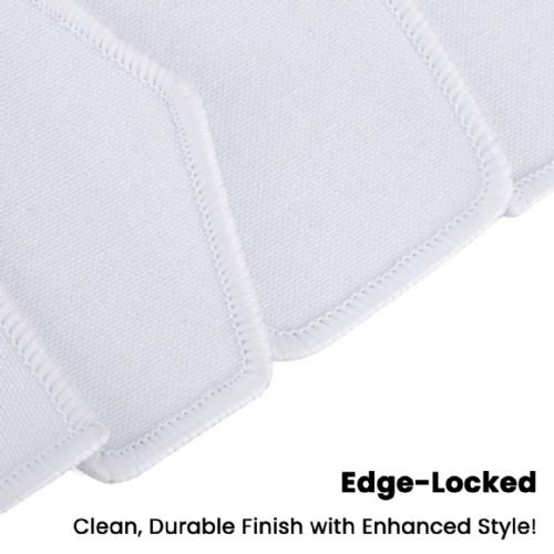 DyeTrans Sublimation Blank Patch - Fabric White, Rectangle 3" x 2" #2