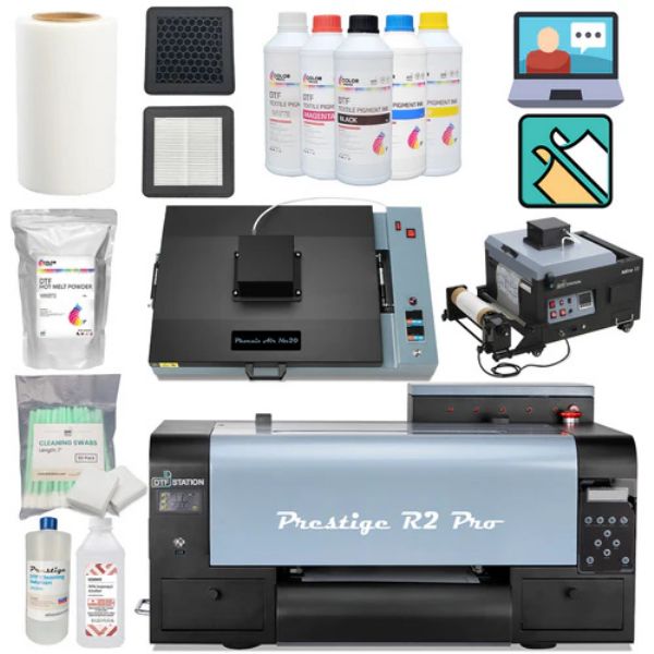 DTF Station Prestige  R2 PRO 13" DTF Shaker and Oven Bundle with Training