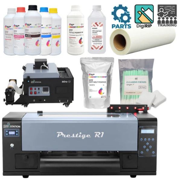 DTF Station Prestige R1 13" DTF Shaker Bundle with Training