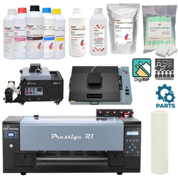 DTF Station Prestige R1 13" DTF Shaker and Oven Bundle with Training