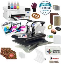 Epson F170 Sublimation Printer - Geo. Knight DK20S Flatbed Ultimate Bundle w/Blanks