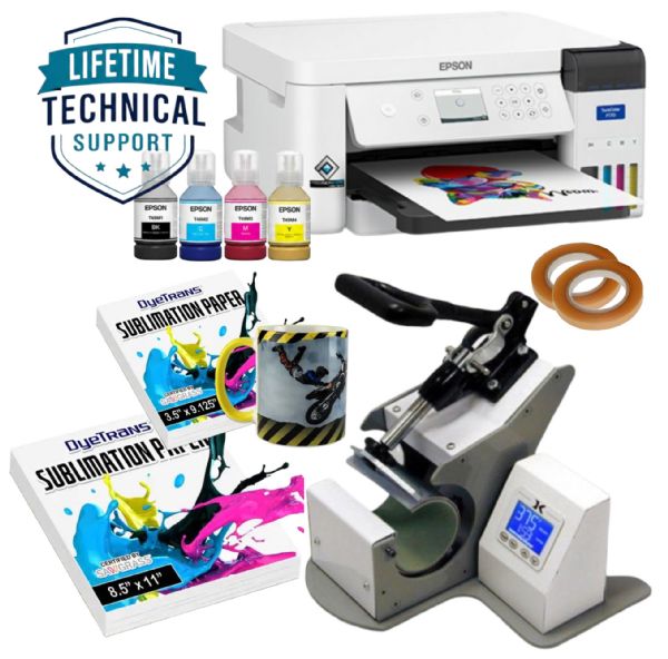 Epson F170 Sublimation Printer - DK3 Mug Press Bundle