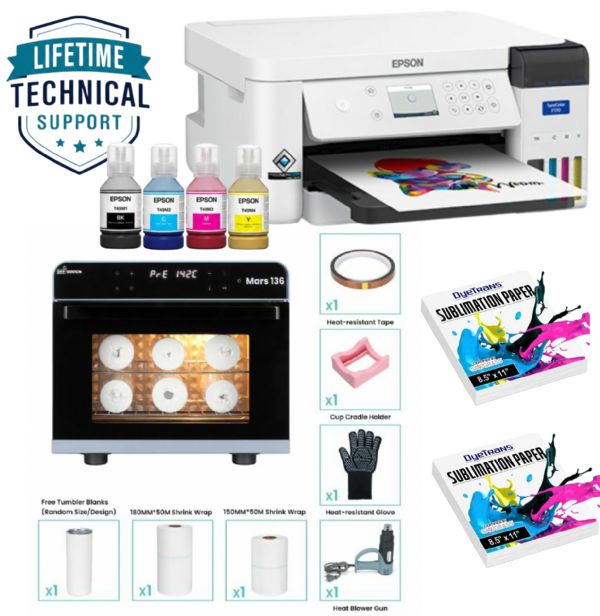 Epson F170 Sublimation Printer - Oven Bundle