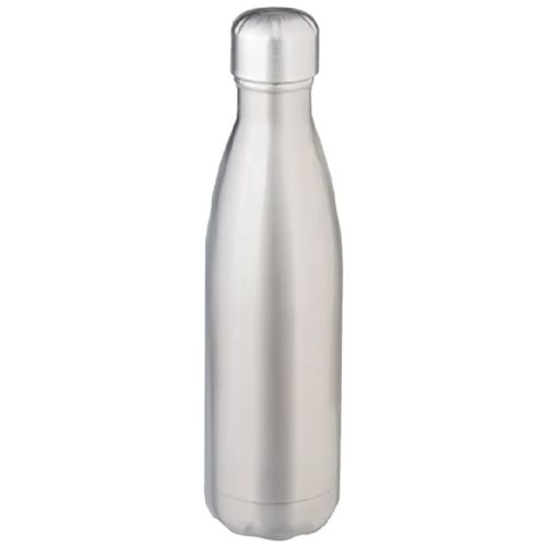 LumaSteel Sublimation Blank Tapered Stainless Steel Water Bottle - 17oz - Clear Gloss w/Cap