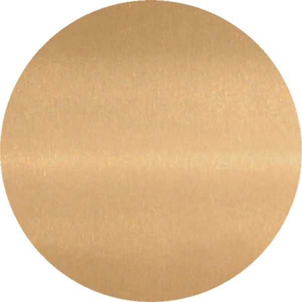 DynaSub Sublimation Blank Aluminum Trophy Disk - 1.5" Round - Satin Gold