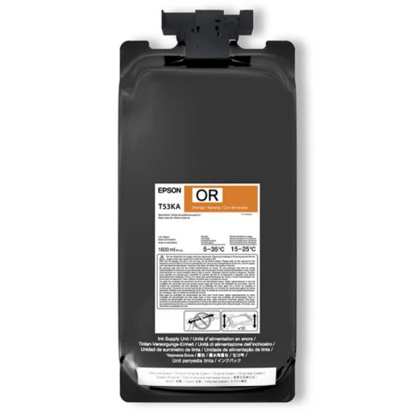 Epson UltraChrome DS Ink - Orange - 1600ml Bag for F6470 Printers