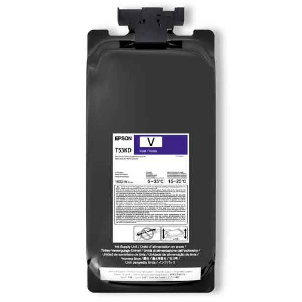 Epson UltraChrome DS Ink - Violet - 1600ml Bag for F6470 Printers