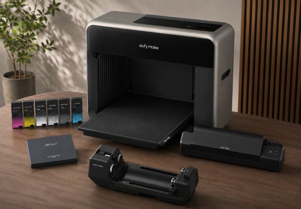 eufyMake E1 Direct-to-Object 3D Texture Desktop UV Printer - Ink - Laminator - Rotary Bundle