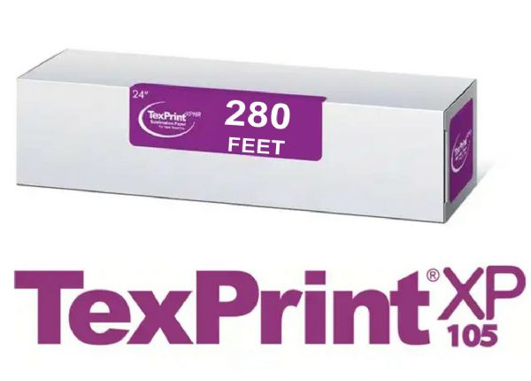 TexPrint XP105 Light Sublimation Paper - 3" Core - 24" x 280ft roll