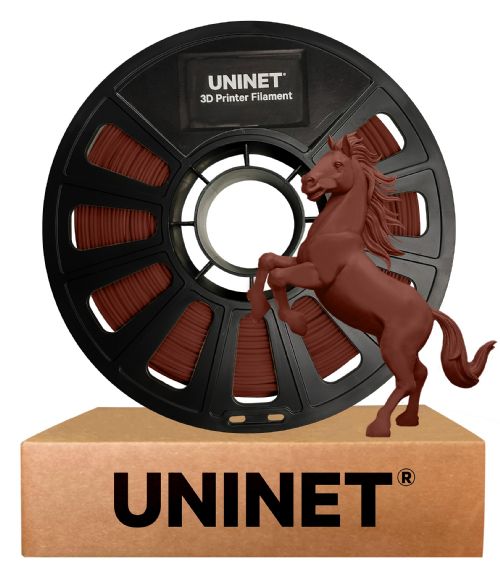 UNINET PLA+ 3D Filament BROWN