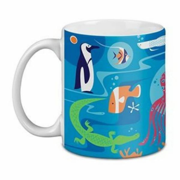 DyeTrans Sublimation Blank White Gloss Ceramic Mug - 11 oz #3