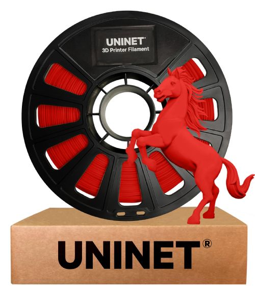 UNINET PLA+ 3D Filament RED