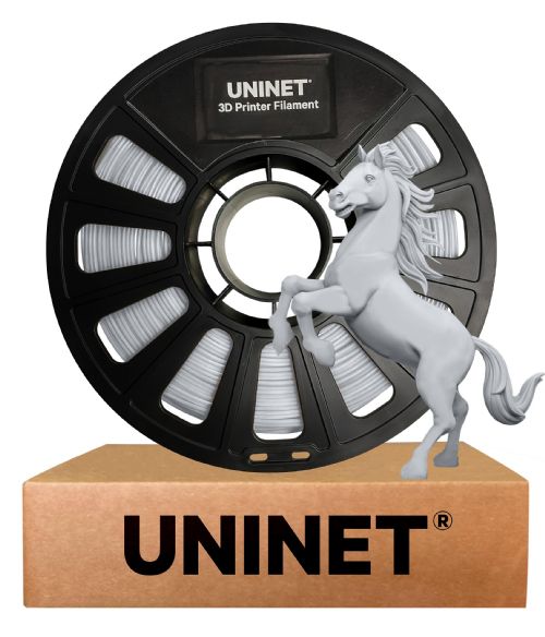 UNINET PLA+ 3D Filament SILVER